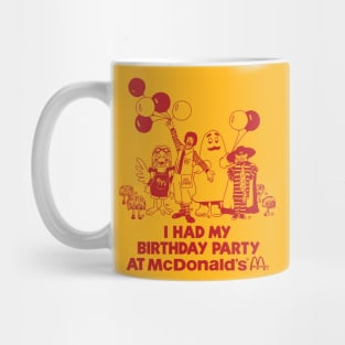 McDonalds Birthday Party Mug